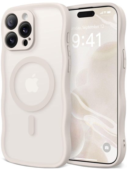 CAPRARO for iPhone 16 Pro Case for Women, Compatible with MagSafe