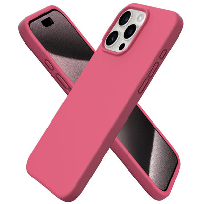ORNARTO for iPhone 15 Pro Max Case, Liquid Silicone, Cherry Blossom