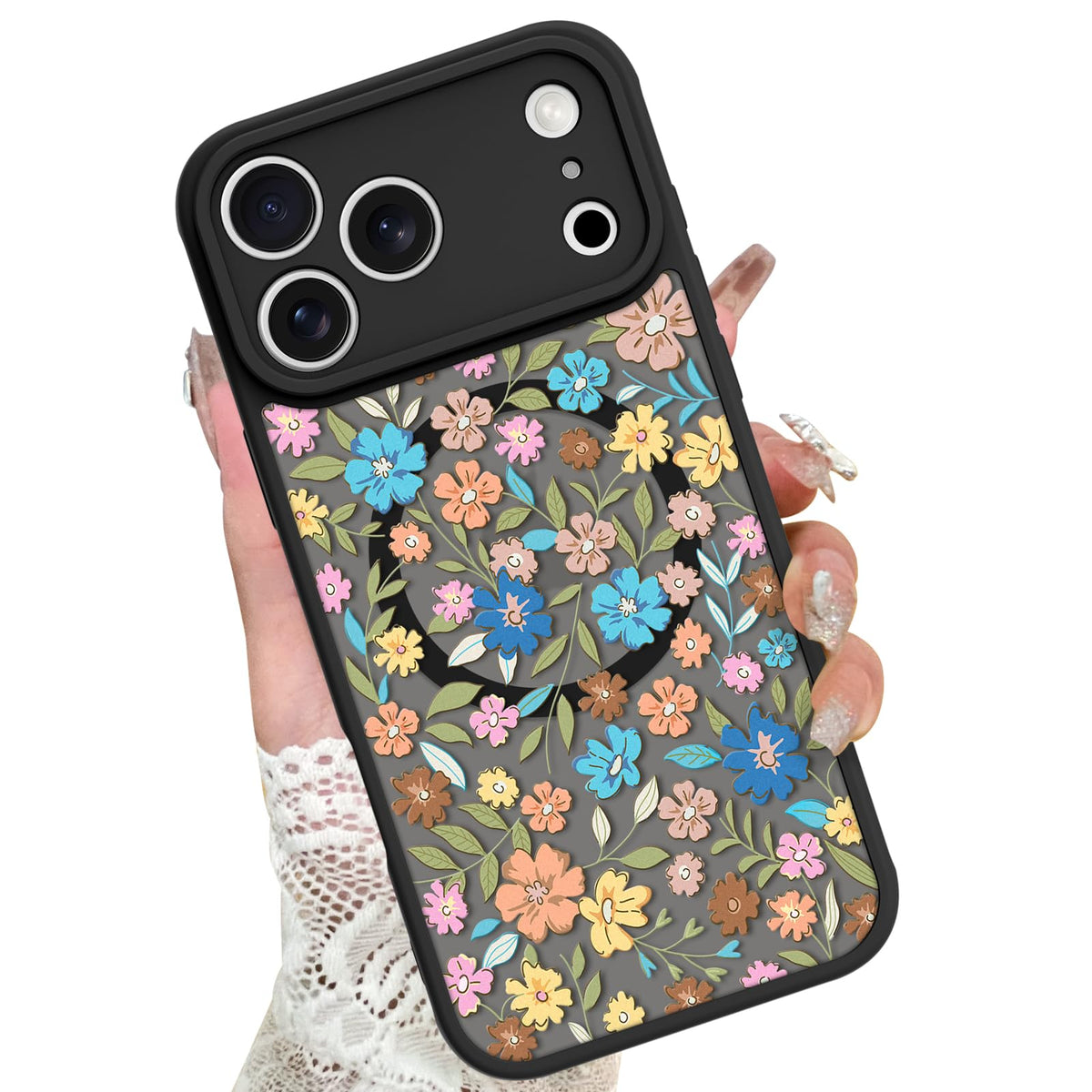 KANGHAR Case for iPhone 16 Phone Case Leopard Printed Pattern