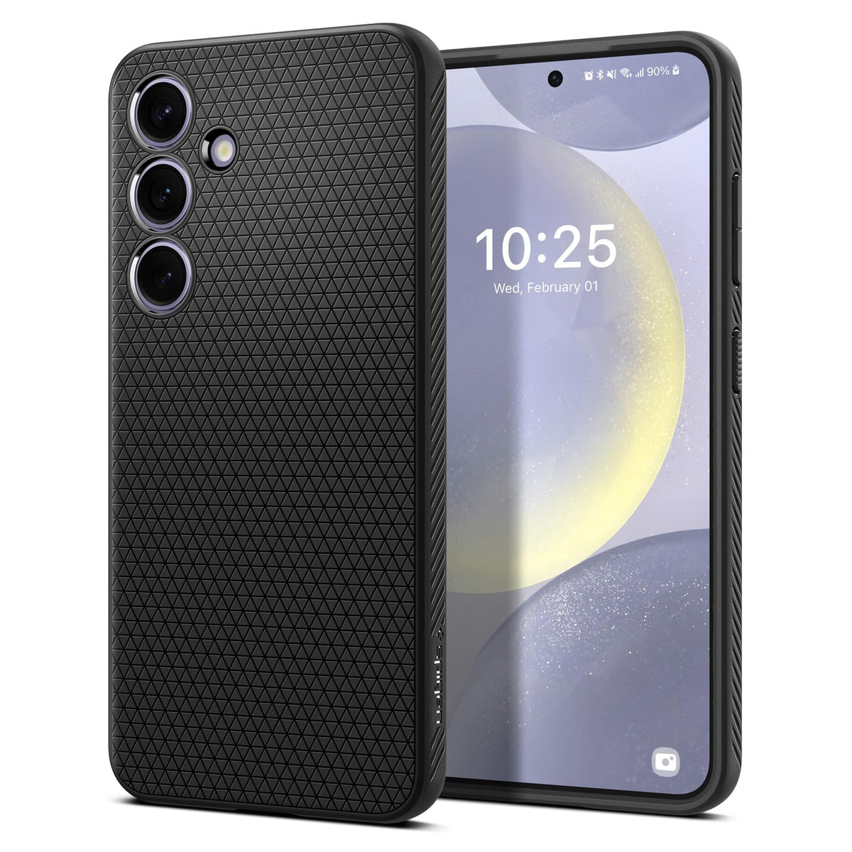 Spigen for Galaxy S22 Plus Case, Liquid Air [No Magnet Ring] [Military-Grade Protection] - Matte Black