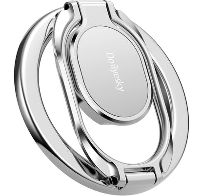 Doflyesky Magnetic Phone Ring Holder with Magsafe, Double Adjustable Gym Finger Ring Grip, Removable Phone Grip, for iPhone, iPad and Smartphones, Compatible with Magnetic Car Mount (Colorful)