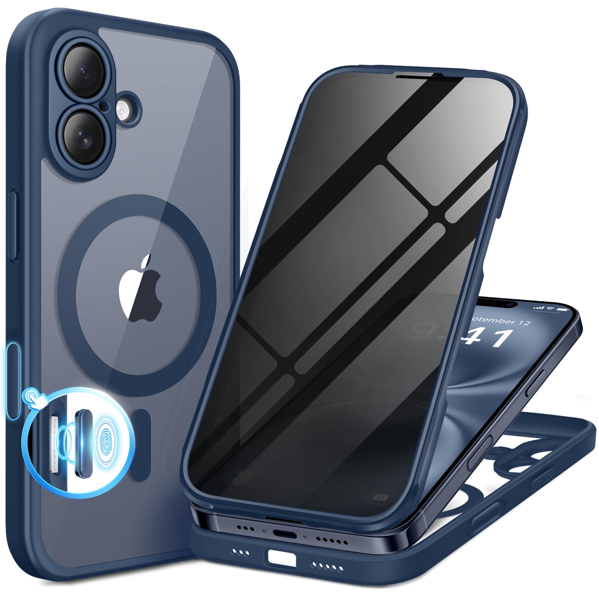 BERFY for iPhone 18 Pro Max Case/iPhone 17 Pro Max Case, Fit for Magsafe