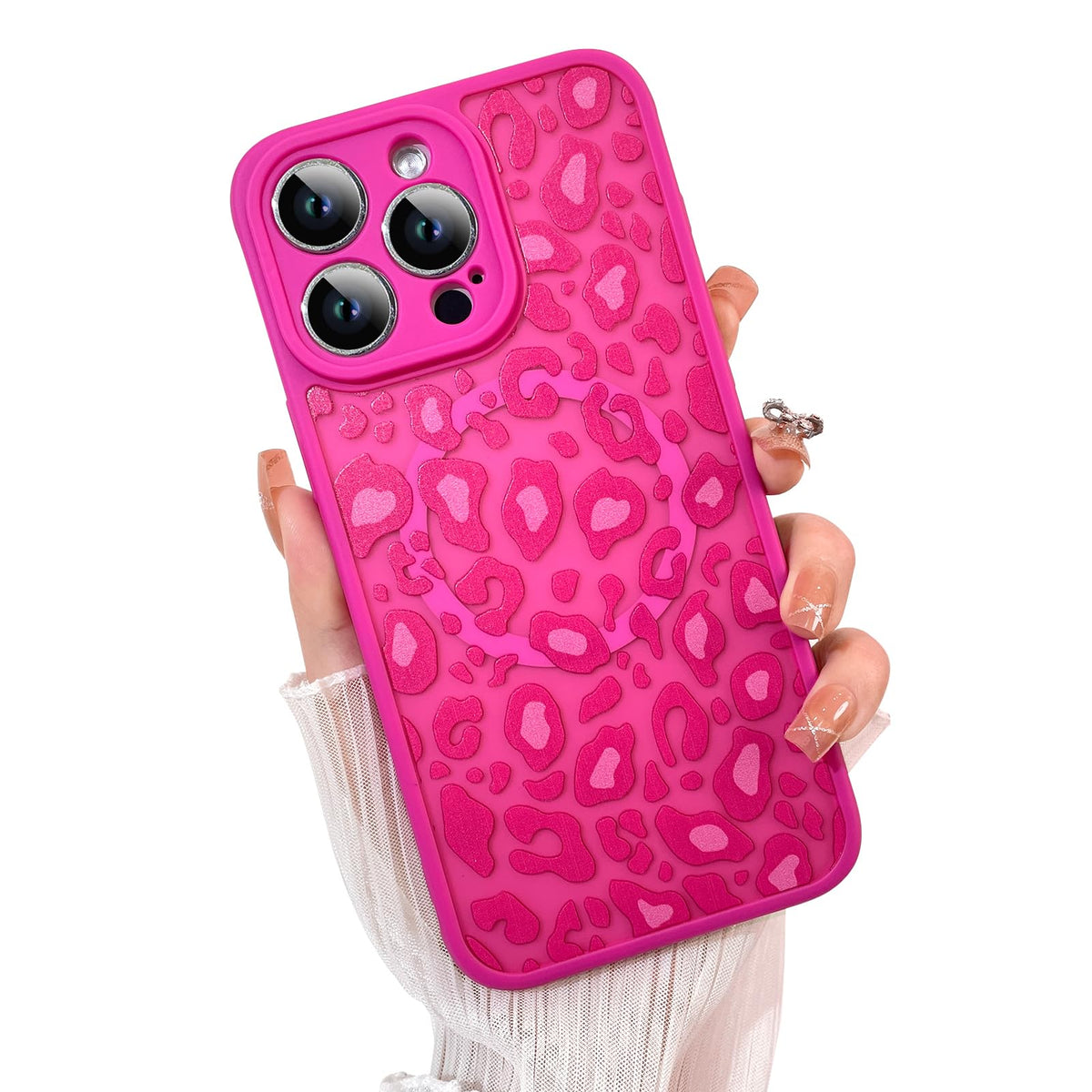 KANGHAR Case for iPhone 16 Phone Case Leopard Printed Pattern