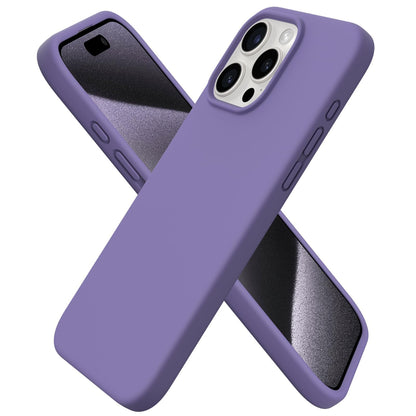 ORNARTO for iPhone 15 Pro Max Case, Liquid Silicone, Cherry Blossom