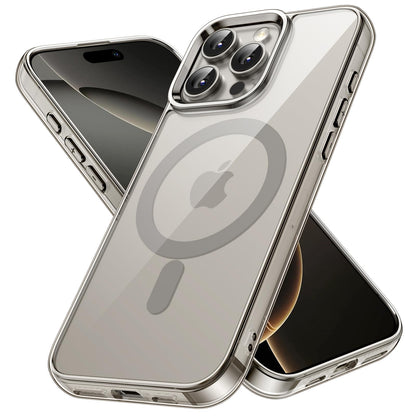 JETech Magnetic Case for iPhone 16, Clear