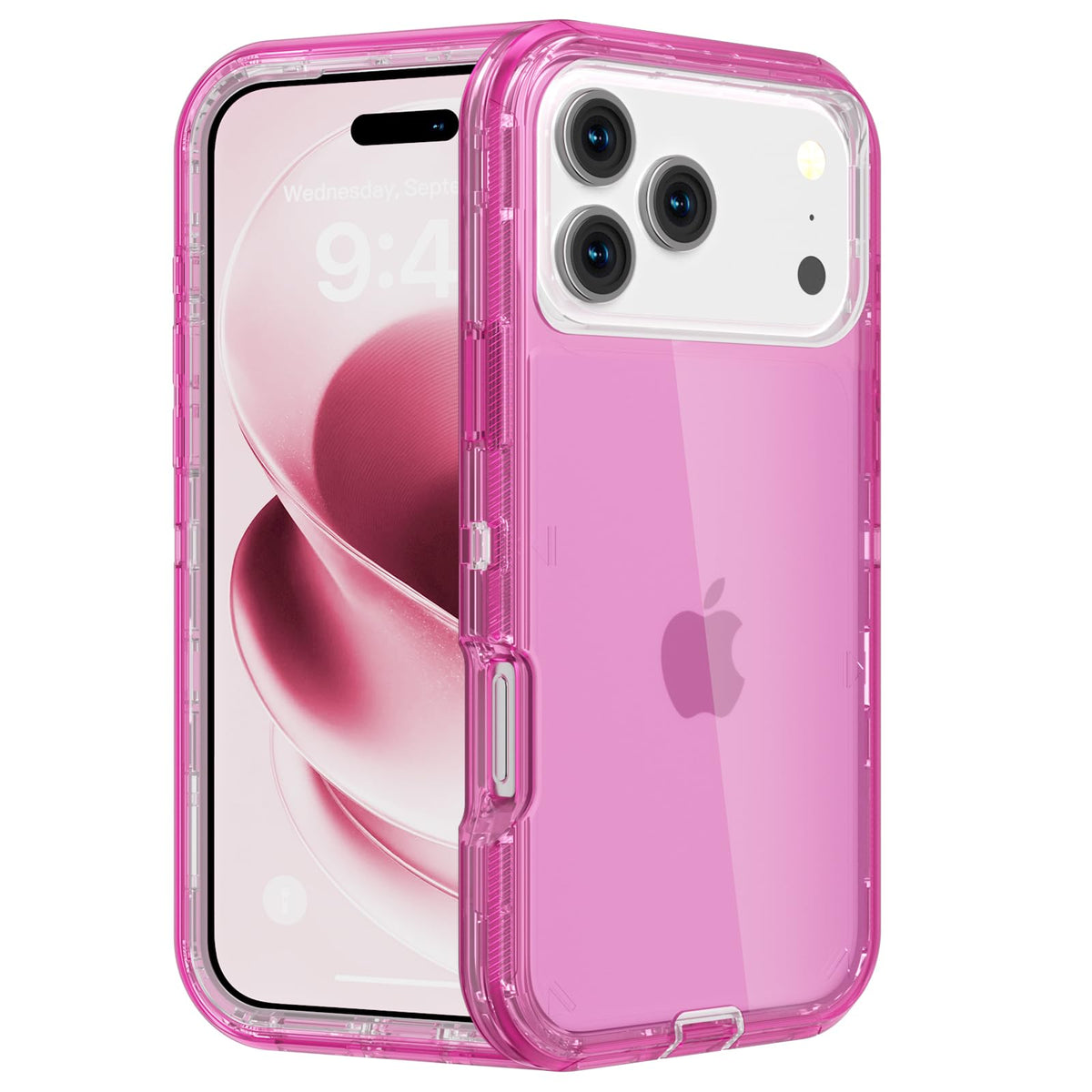 Follaroma for iPhone 16 Plus Case, Shockproof, Crystal Clear