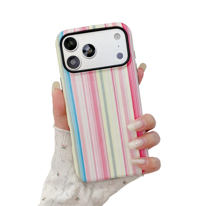 Colorful Striped Pattern Phone Case,for iPhone 15