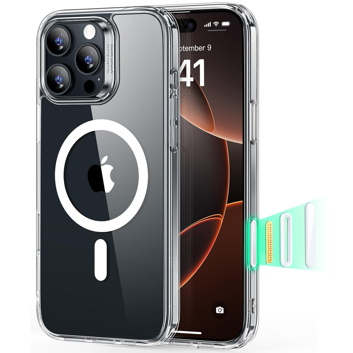 ESR Classic Hybrid for iPhone 16 Case, Clear
