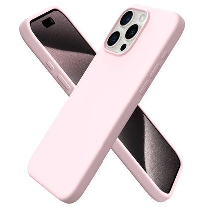 ORNARTO for iPhone 15 Pro Max Case, Liquid Silicone, Cherry Blossom
