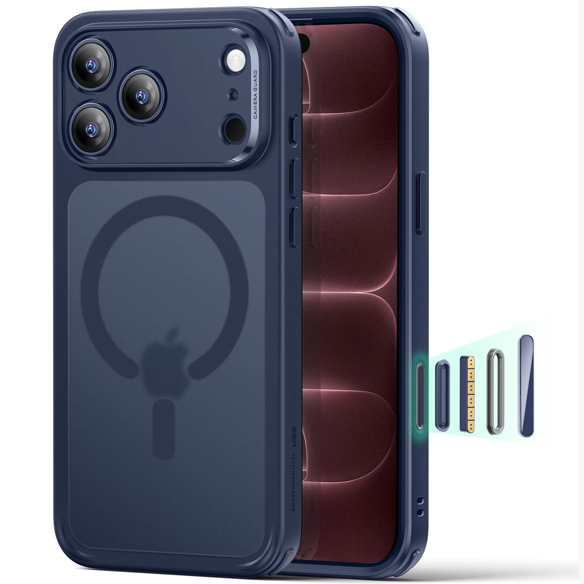 ESR Classic Hybrid for iPhone 16 Case, Clear