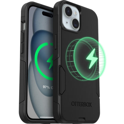 OtterBox iPhone 15 Plus and iPhone 14 Plus Commuter Series Case - Black, Slim & Tough, Pocket-Friendly, with Port Protection