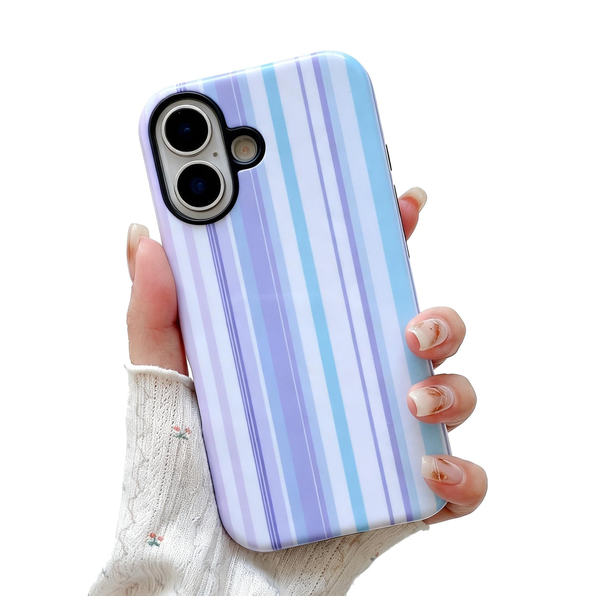 Colorful Striped Pattern Phone Case,for iPhone 15