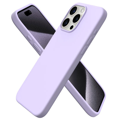 ORNARTO for iPhone 15 Pro Max Case, Liquid Silicone, Cherry Blossom