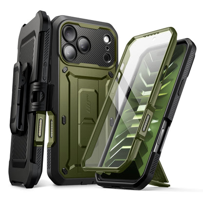 SUPCASE for iPhone 18 Pro Case / 17 Pro Case with Belt Clip, Burgundy