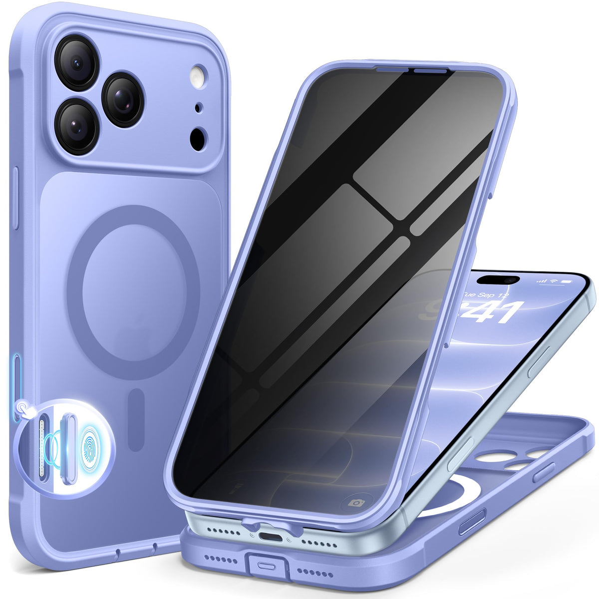 BERFY for iPhone 18 Pro Max Case/iPhone 17 Pro Max Case, Fit for Magsafe