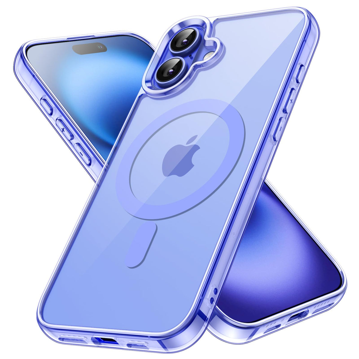 JETech Magnetic Case for iPhone 16, Clear