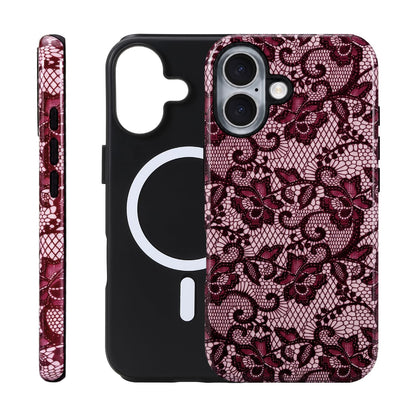 for iPhone 17 ProMax/18 ProMax Case - Wireless Charging for MagSafe, Dual-Layer Design (Outer Hard PC Shell + Inner Soft TPU Shell), Unisex Shockproof Protective Case - Tiger Stripe Pattern.