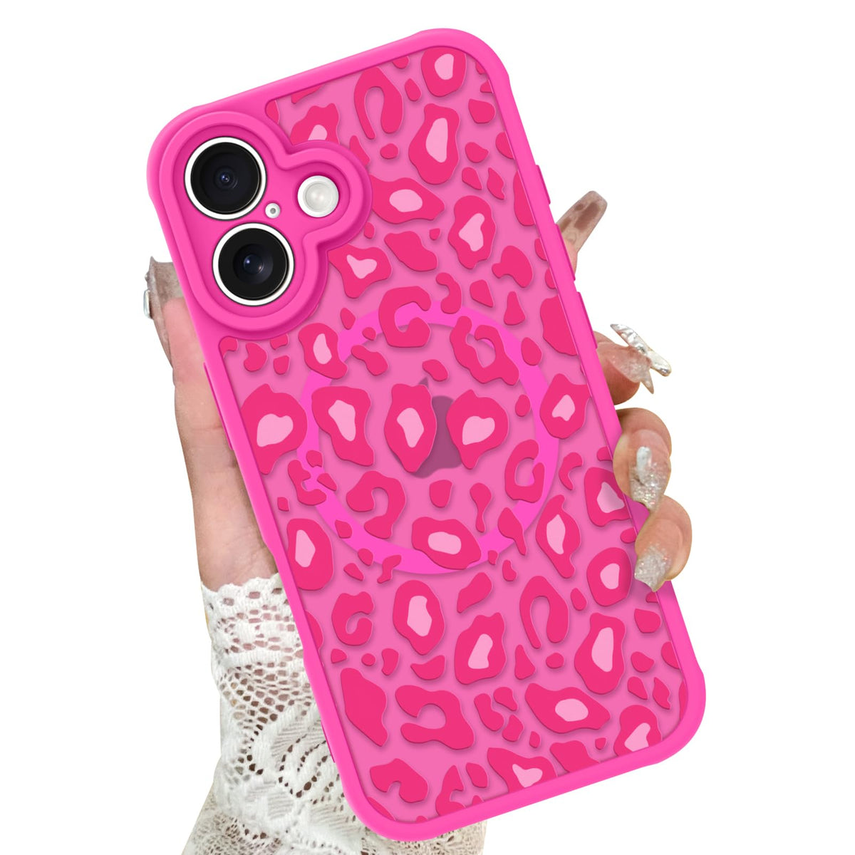 KANGHAR Case for iPhone 16 Phone Case Leopard Printed Pattern