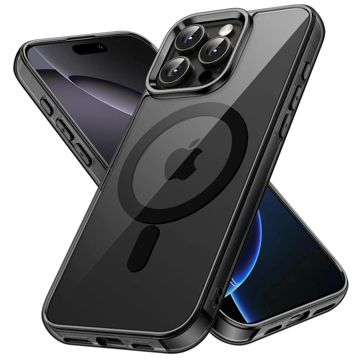 JETech Magnetic Case for iPhone 16, Clear