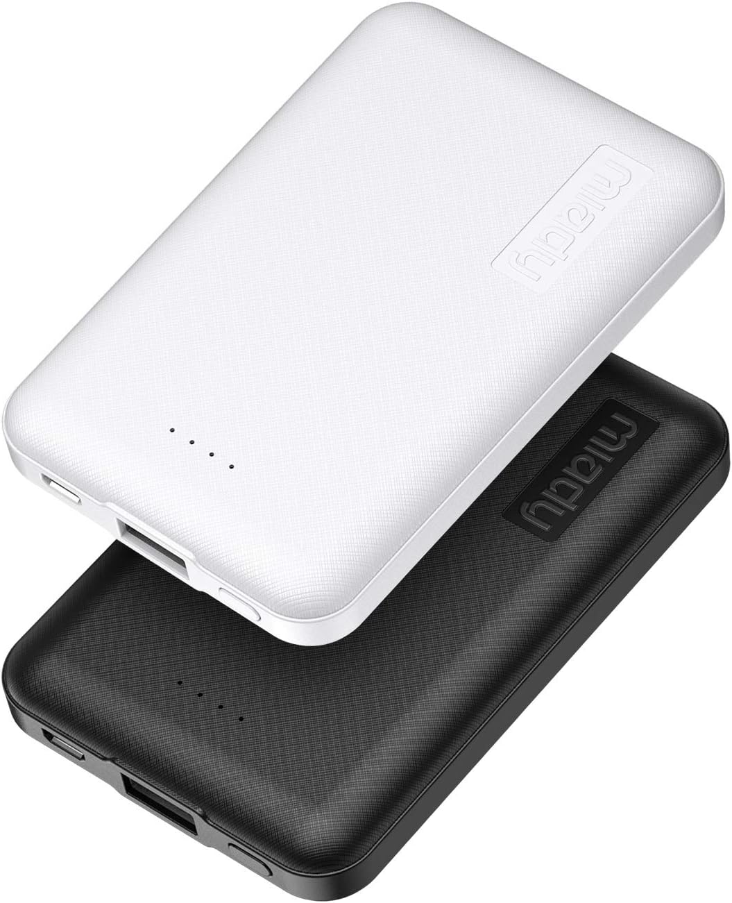 Miady 2-Pack Small Portable Charger 5000mAh Power Bank Travel Battery Pack