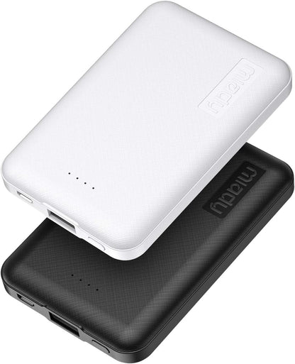 Miady 2-Pack Small Portable Charger 5000mAh Power Bank Travel Battery Pack