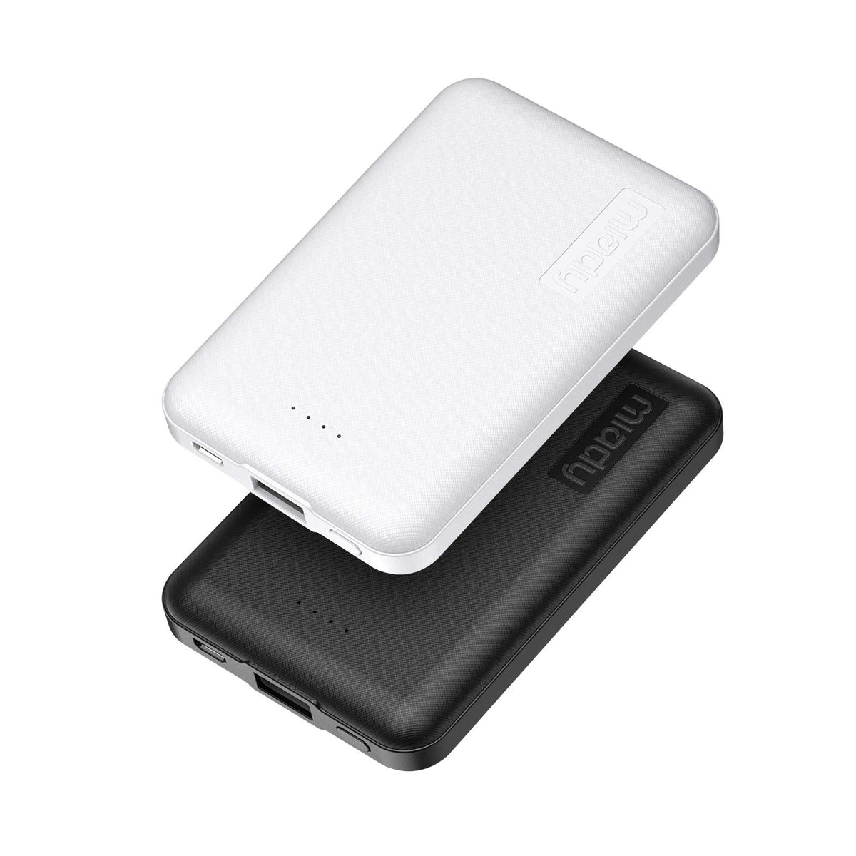 Miady 2-Pack Small Portable Charger 5000mAh Power Bank Travel Battery Pack
