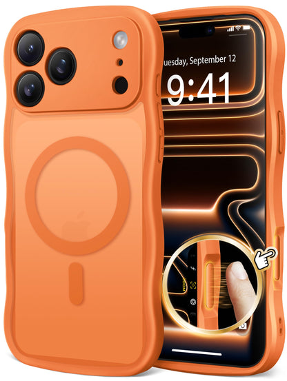 CAPRARO for iPhone 16 Pro Max Case for Women Compatible with MagSafe