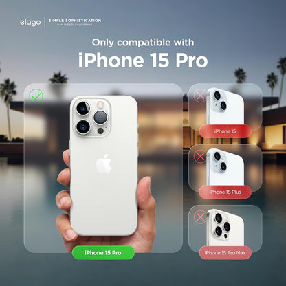 elago Premium Liquid Silicone Case for iPhone 15 Pro