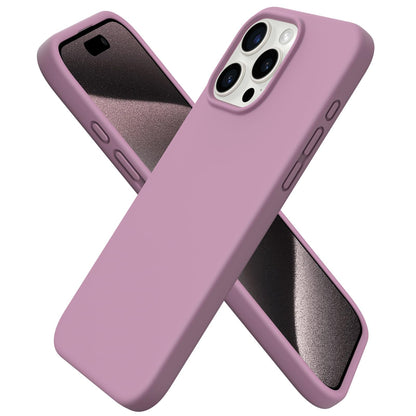 ORNARTO for iPhone 15 Pro Max Case, Liquid Silicone, Cherry Blossom