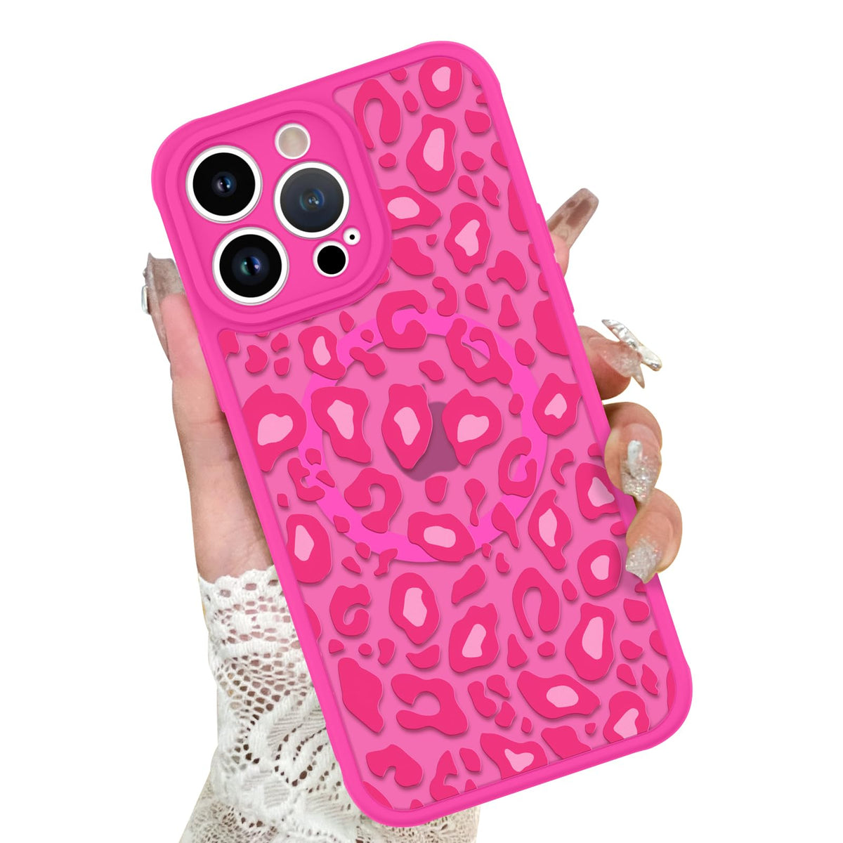KANGHAR Case for iPhone 16 Phone Case Leopard Printed Pattern