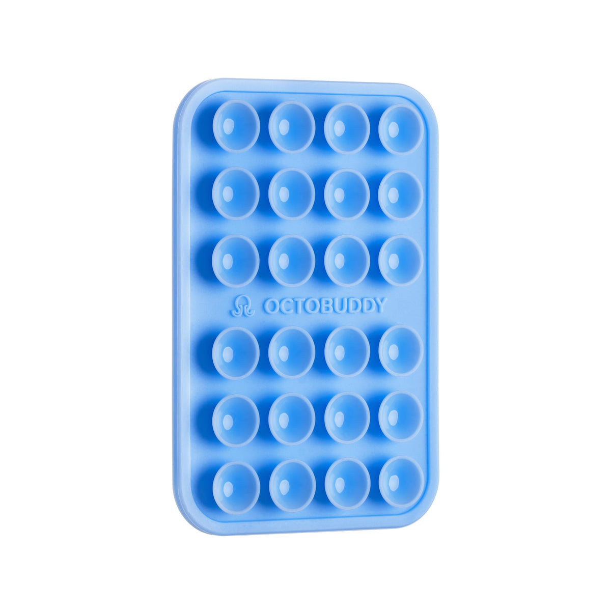 OCTOBUDDY Classic - Silicone Suction Phone Case Adhesive Mount, Baby Blue
