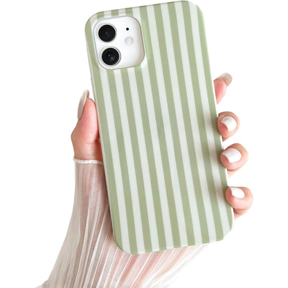 Yeddabox for iPhone 16 Pro Case Cute Striped Phone Case Soft TPU Slim Shockproof Phone Cover for Women Girls, Pink and Yellow