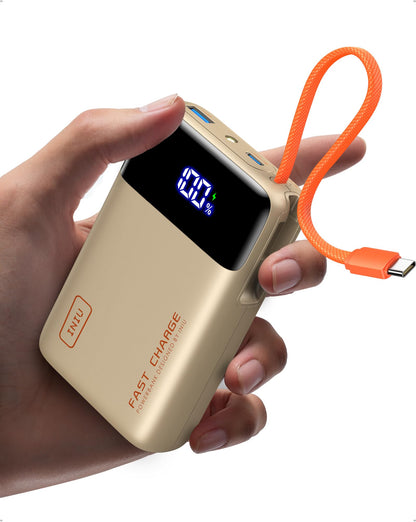 INIU Portable Charger, Smaller 45W Fast Charging Power Bank, 20000mAh Black