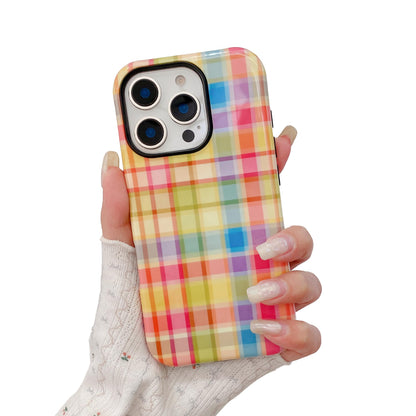 Colorful Striped Pattern Phone Case,for iPhone 15