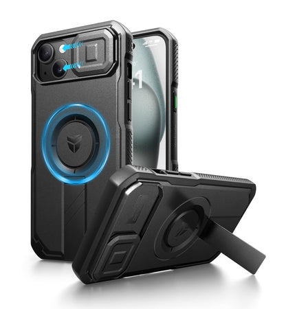 Dexnor for iPhone 17e/16e Case with Slide Camera Cover, 6.1 inch Navy Blue