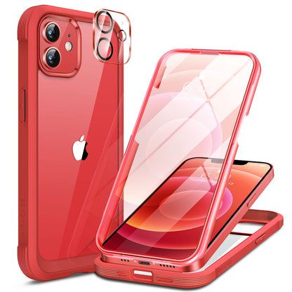 Miracase Magnetic for iPhone 15 Pro Max Case 6.7'' [Compatible with Magsafe] Full-Body Drop Proof Bumper Phone Case for iPhone 15 Pro Max with Built-in 9H Tempered Glass Screen Protector,Black