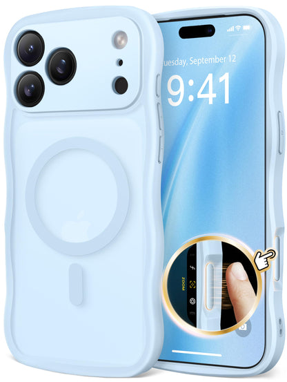 CAPRARO for iPhone 16 Pro Case for Women, Compatible with MagSafe