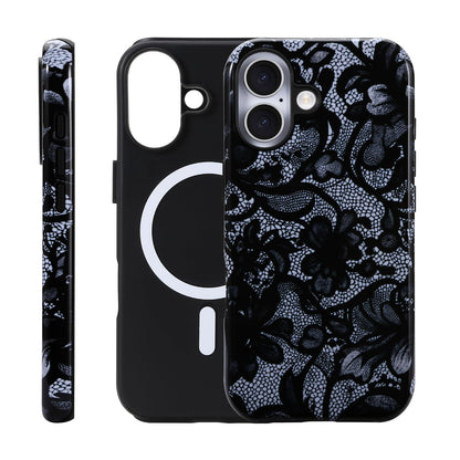 for iPhone 17 ProMax/18 ProMax Case - Wireless Charging for MagSafe, Dual-Layer Design (Outer Hard PC Shell + Inner Soft TPU Shell), Unisex Shockproof Protective Case - Tiger Stripe Pattern.