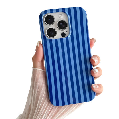 Yeddabox for iPhone 16 Pro Case Cute Striped Phone Case Soft TPU Slim Shockproof Phone Cover for Women Girls, Pink and Yellow