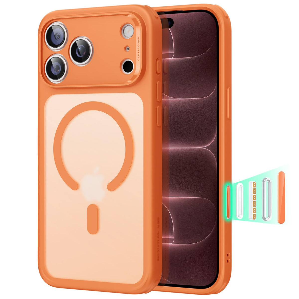 ESR Classic Hybrid for iPhone 16 Case, Clear