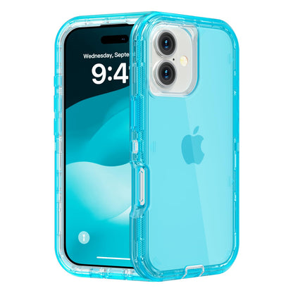 Follaroma for iPhone 16 Plus Case, Shockproof, Crystal Clear
