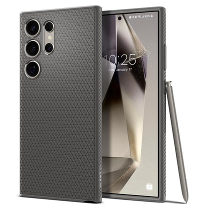 Spigen for Galaxy S22 Plus Case, Liquid Air [No Magnet Ring] [Military-Grade Protection] - Matte Black