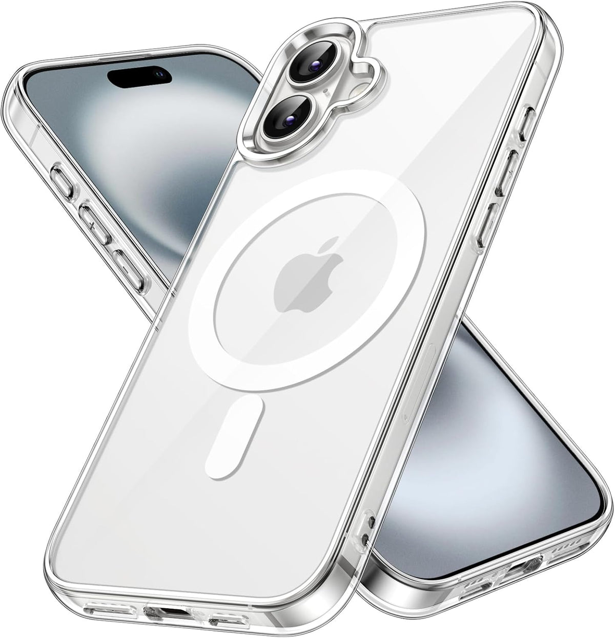 JETech Magnetic Case for iPhone 16, Clear