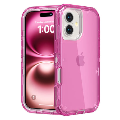 Follaroma for iPhone 16 Plus Case, Shockproof, Crystal Clear