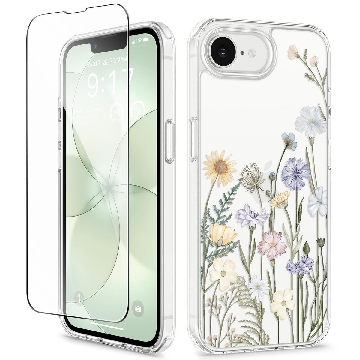 GVIEWIN for iPhone 17e Case & iPhone 16e Case with Screen Protector