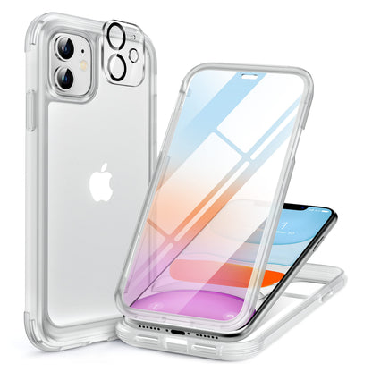 Miracase Magnetic for iPhone 15 Pro Max Case 6.7'' [Compatible with Magsafe] Full-Body Drop Proof Bumper Phone Case for iPhone 15 Pro Max with Built-in 9H Tempered Glass Screen Protector,Black