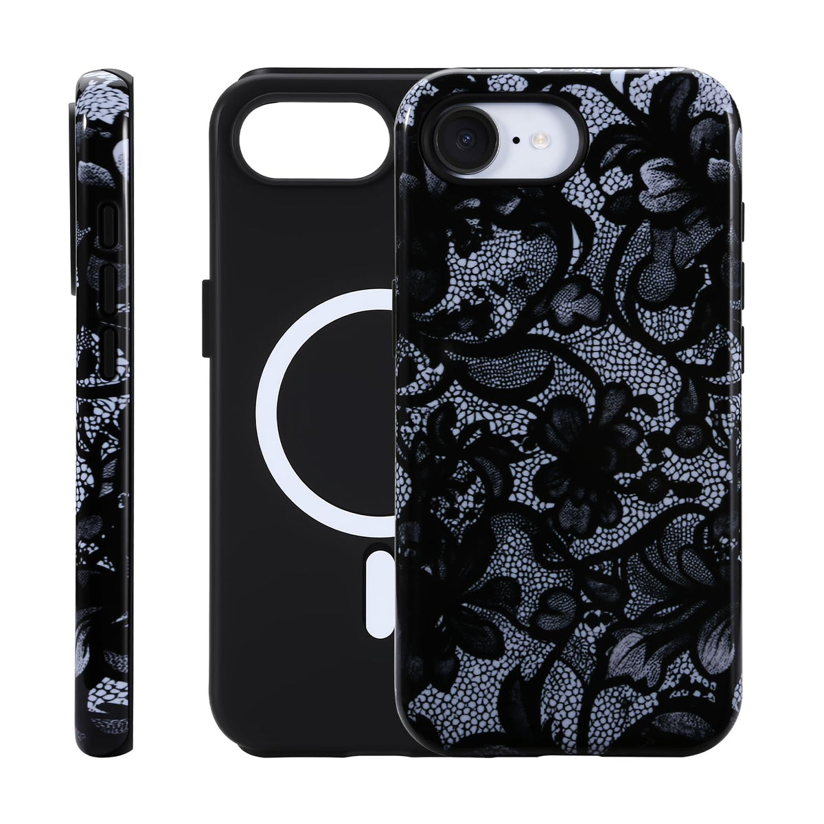 for iPhone 17 ProMax/18 ProMax Case - Wireless Charging for MagSafe, Dual-Layer Design (Outer Hard PC Shell + Inner Soft TPU Shell), Unisex Shockproof Protective Case - Tiger Stripe Pattern.