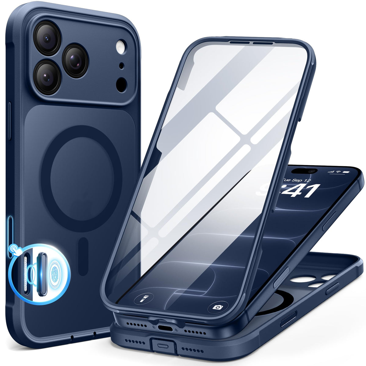 BERFY for iPhone 18 Pro Max Case/iPhone 17 Pro Max Case, Fit for Magsafe