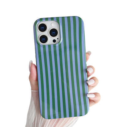 Yeddabox for iPhone 16 Pro Case Cute Striped Phone Case Soft TPU Slim Shockproof Phone Cover for Women Girls, Pink and Yellow