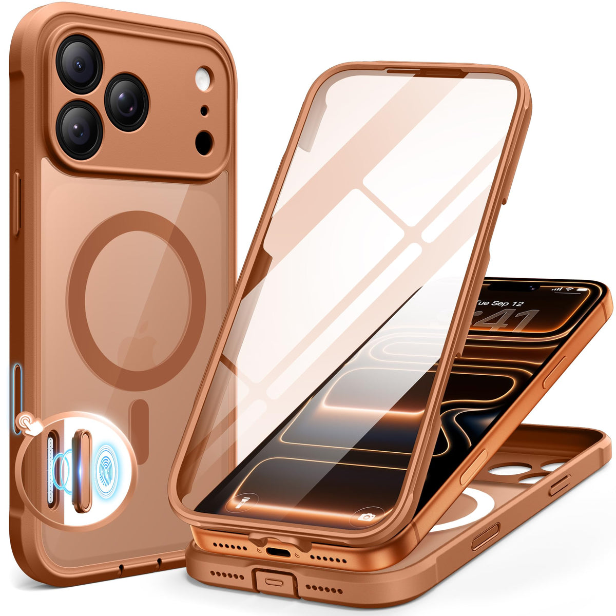 BERFY for iPhone 18 Pro Max Case/iPhone 17 Pro Max Case, Fit for Magsafe